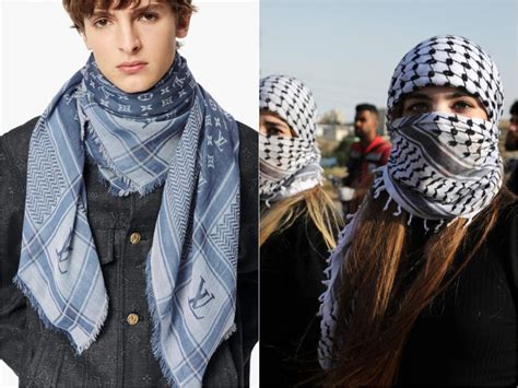 Louis Vuitton Faces Backlash for Selling Keffiyeh